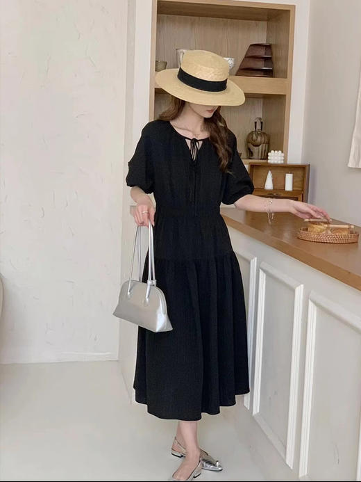 AVANN休闲系带连衣裙8847 商品图4