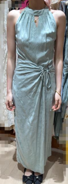 【门店同款】ENJOY夏季浪漫-设计感竹叶连衣裙 157643194