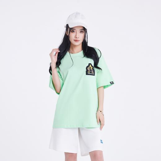 ACEYKYB黄子韬趣味积木塔T恤男女2025夏季新款章仔贴布绣休闲短袖 商品图2