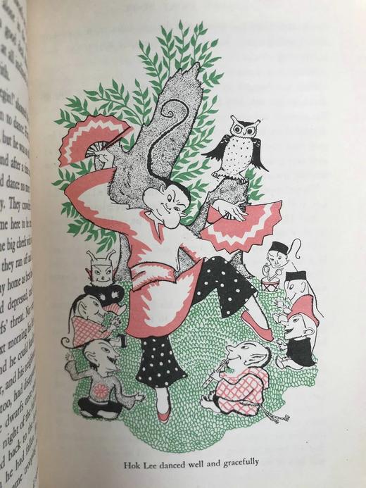 1954年 安德鲁·朗格《绿色童话书》 数十幅精美插图 漆布精装32开 商品图11