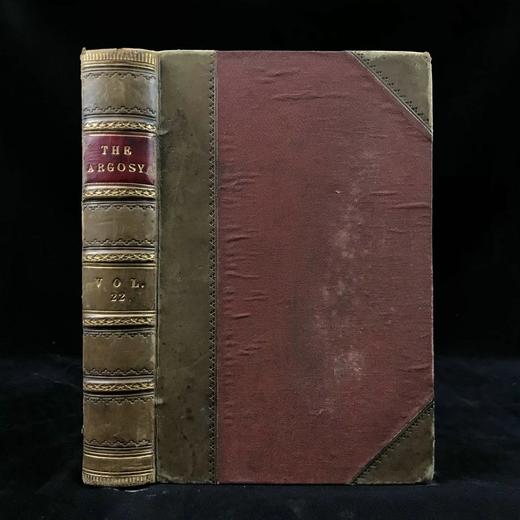 1876年7~12月 阿戈西杂志 配多幅版画插图 真皮精装大32开 商品图0