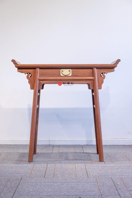 红桥红  家具严选  缅甸花梨（大果紫檀）【石面 97 单联 翘头案】 商品图1