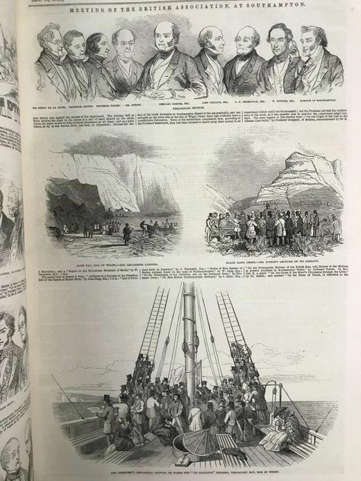 41.5*29.5cm！1846年7~12月 伦敦新闻画报 数百幅版画插图 漆布精装8开 商品图4