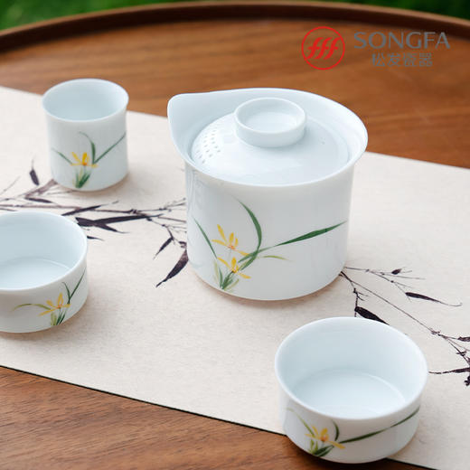 4头幽兰旅行茶具 商品图2