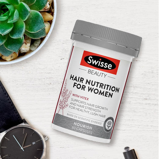 【保税】澳洲 Swisse 女士防脱发养发复合胶囊 60粒 由内护发 健康强韧 商品图2