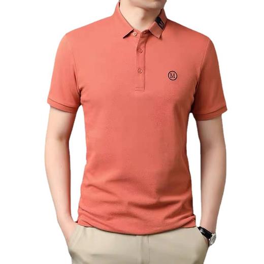 【2025新款刺绣❗️翻领POLO衫】采用定然颜色 不易掉色 男士休闲商务T恤 中青年大码简约男装上衣  送男士 父亲礼物父亲节礼物新年礼盒年货礼盒 商品图5