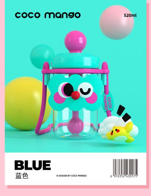 🌸【coco magno 元气糖果吸管杯】🔥1、母婴级tritan材质 耐磨耐摔 冷热饮皆🉑 2、杯盖密封防漏 ，倒置不漏水，👍宽杯口，便于清洗。 商品图3