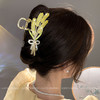 「9.9包邮！可配礼盒」麦穗发夹年新款发卡后脑勺盘头发鲨鱼夹子头饰网红抓夹大号时尚饰品 商品缩略图2