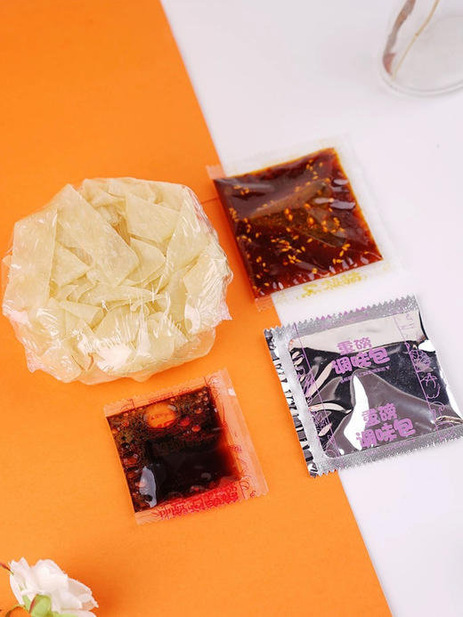 480g阿宽红油面皮红油麻酱味四连包 商品图6