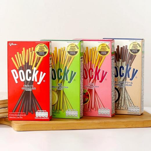 Pocky涂层饼干草莓味/抹茶味/奶油曲奇味/巧克力味 浓郁丝滑香脆醇正 050214-1/050214-2/050214-3/050214-4 商品图0