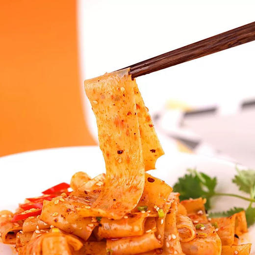 480g阿宽红油面皮红油麻酱味四连包 商品图3