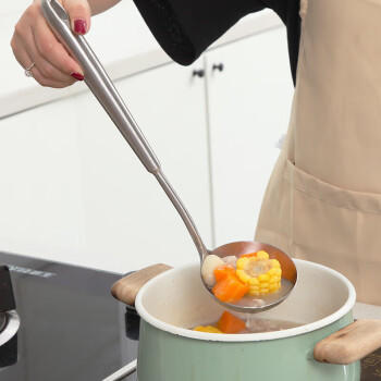 美厨（maxcook）锅铲汤勺铲勺套装 304不锈钢加厚炒铲大汤勺两件套 MCCU746 商品图8