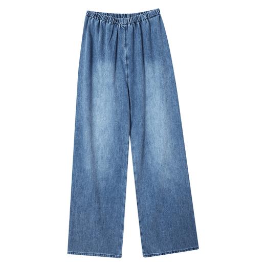 西嘉C+IMPRESS/西嘉三菱三醋酸轻薄松紧腰牛仔裤女汉麻一片式藏肉显瘦KZ2402024 商品图4