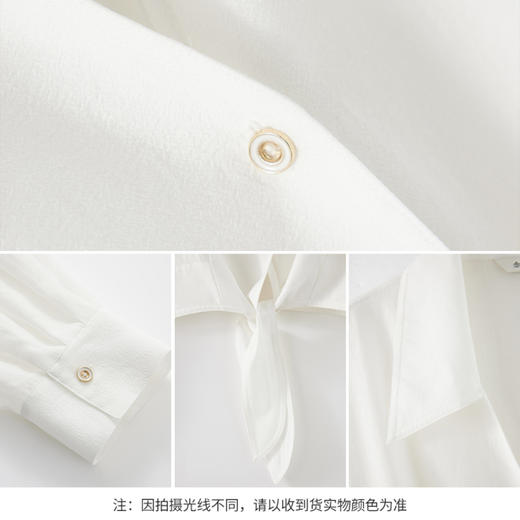 【商场同款】CNB4588 “ 轻盈外套 ”  清新素雅的云白色，低调娴静 下摆系带结构，提高腰线 醋纤柔软亲肤，吸湿透气 短外套 商品图4