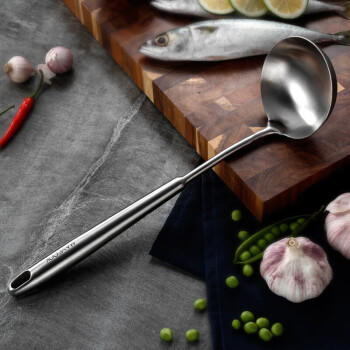 美厨（maxcook）锅铲汤勺铲勺套装 304不锈钢加厚炒铲大汤勺两件套 MCCU746 商品图1