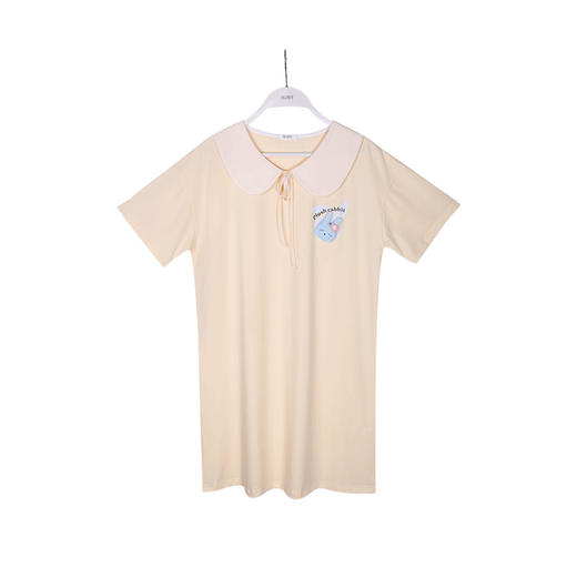 美季美优女士甜美翻领短袖裙J420403 商品图4