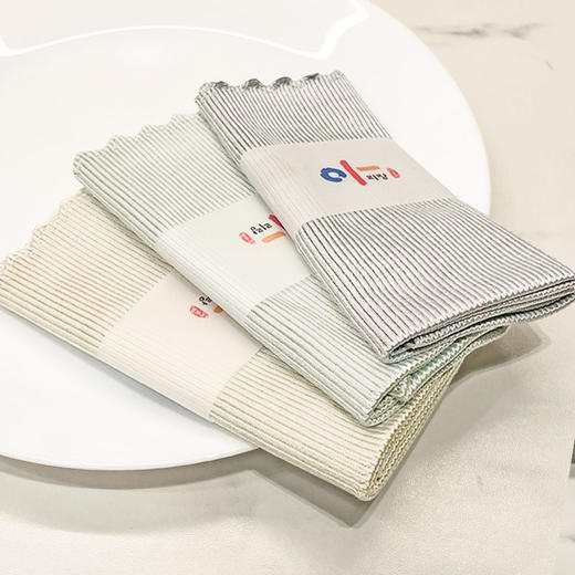 「29.9到手两套！数款可选」擦玻璃清洁布鱼鳞抹布 居家日用无痕不留水渍吸水不易掉毛厨房用品擦桌镜子毛巾 商品图3