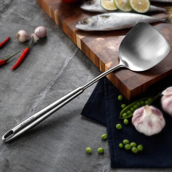 美厨（maxcook）锅铲汤勺铲勺套装 304不锈钢加厚炒铲大汤勺两件套 MCCU746 商品图2