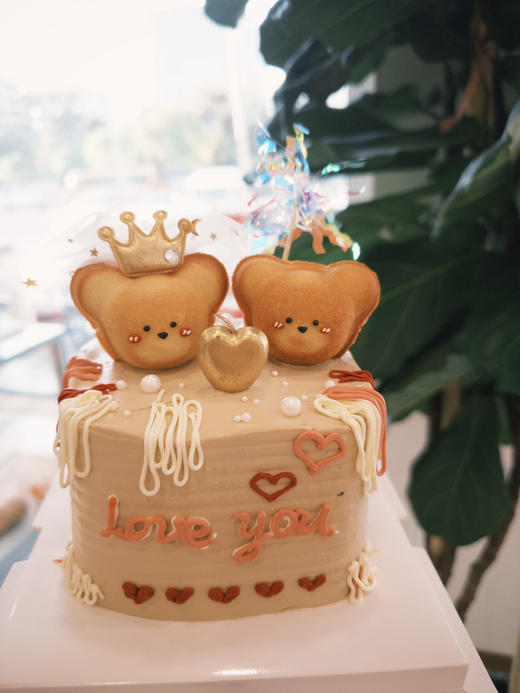 「女士」小熊爱你呀 520特别款 巧克力薄脆 焦糖夏威夷果口味 咖啡奶油 商品图0