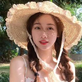 【沙滩海边度假太阳帽子草帽女】夏季防晒超大帽檐遮阳帽 可折叠帽子潮