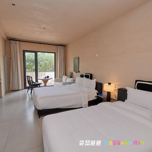 【袋鼠爸爸去哪儿丨蓝田方若·桃花源度假村落民宿】西安集民宿、山居餐厅、研学、私汤于一体的村落型度假民宿，依山傍水森林竹海环绕，在看得见风景的房间，享受秦岭山居的浪漫。距离西安市区仅1小时车程 商品图4