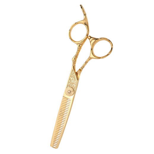 龙印理发剪刀L16美发剪刀女发牙剪10%-15%发打薄牙剪专业家用剪刀 商品图6