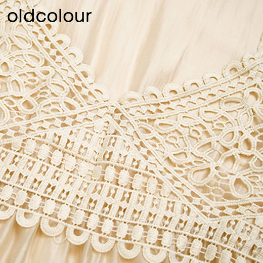 oldcolour夏季新款轻熟风港味长裙高级两件套连衣裙女GP21101757 商品图4