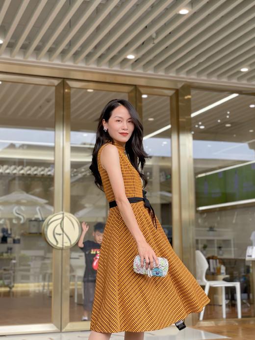 【伯妮斯茵】时尚简约格子印花连衣裙 LZ3S55 商品图2