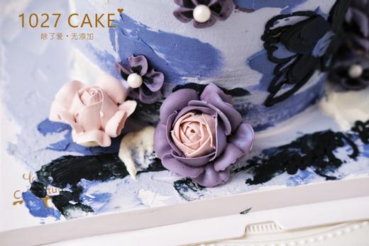 1027CAKE | 许愿池蛋糕 喷泉 韩裱 紫色 商品图4