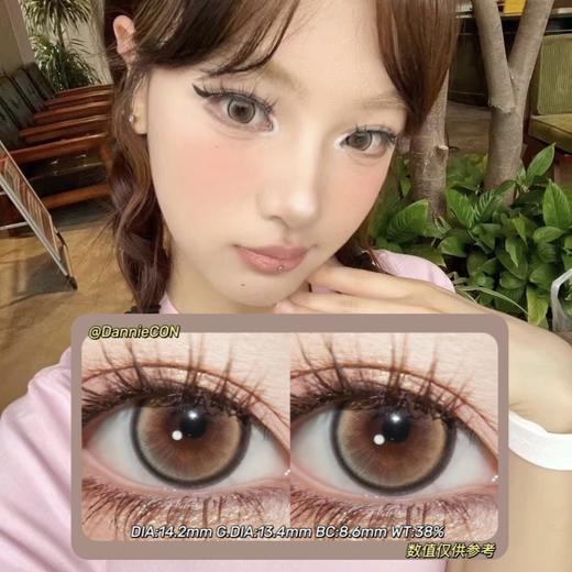 GINOMII半年抛·甜甜堡·14.2mm(着色参考13.4mm) 0-800度(无525/575) 韩产进口·(建议佩戴3-4个月左右更换) 商品图0