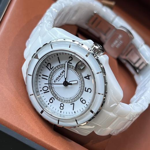 coa蔻家PRESTON系列数字双针女士石英腕表手表 商品图1