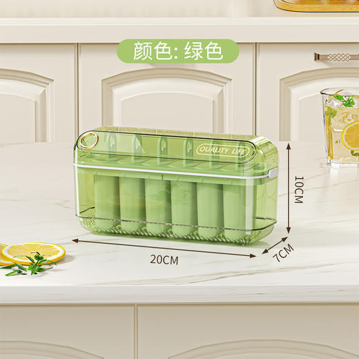 带盖冰格冰块膜具6格大容量家用自制冰棍冰棒冰淇淋模具雪糕模具 商品图5