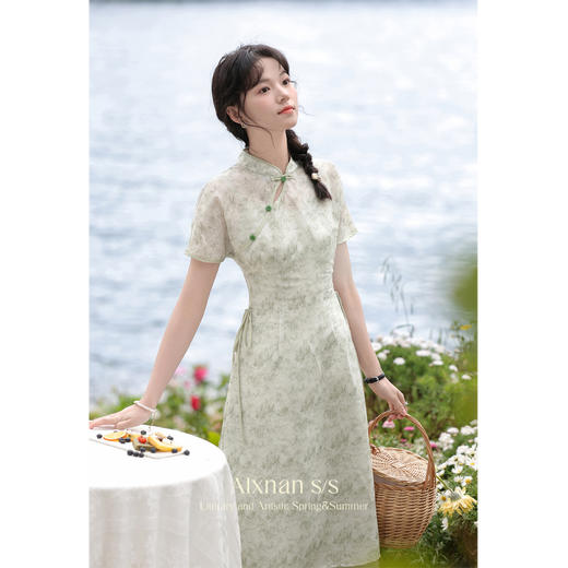 鹿向南「竹枝词」新中式罩衫上衣L37205SY 商品图4