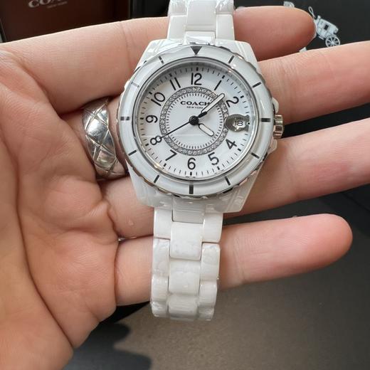 coa蔻家PRESTON系列数字双针女士石英腕表手表 商品图7