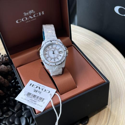 coa蔻家PRESTON系列数字双针女士石英腕表手表 商品图4