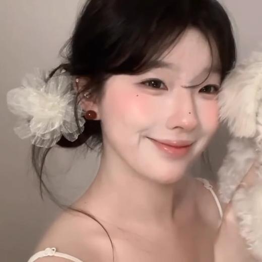 今生带花 来世漂亮【超仙欧根纱花朵发夹】夏季新款度假风刘海夹 森系花花夹子头饰  商品图1