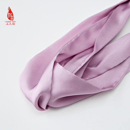 SAINTJOY/上久楷礼盒  相昏 水绿色  真丝枕套CSS22011   真丝束发带SPS22F03  真丝眼罩SPS22W04 商品图7