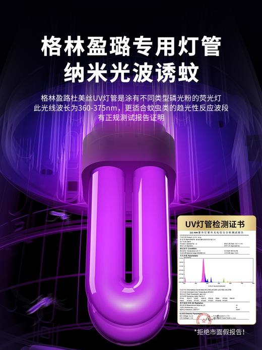 【超模君亲测好用 两台立减20元】格林盈璐灭蚊灯神器蚊子克星家用室内孕妇婴儿吸入式诱电除捕虫子 商品图1