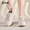 ZHR则则透气网面小白鞋女2024夏季新款百搭小白鞋厚底增高板鞋女 商品缩略图7