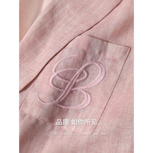 COCOBELLA立体刺绣休闲西装女夏日写意渲染遮阳薄外套SI0008 商品图4