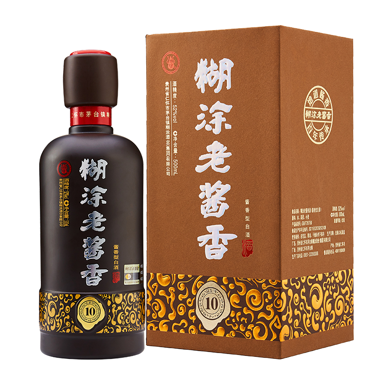 【2018年产】百年糊涂糊涂老酱香52度酱香型白酒　10品鉴级 （询客服领取优惠）