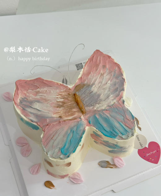 手绘异形蝴蝶蛋糕 商品图1
