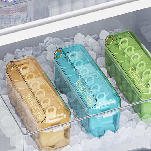 带盖冰格冰块膜具6格大容量家用自制冰棍冰棒冰淇淋模具雪糕模具 商品图2