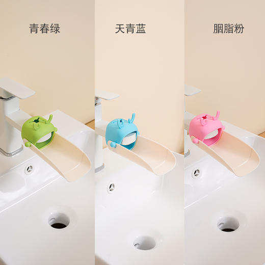 【新款小鹿儿童水龙头延伸器】宝宝洗手 可爱卡通加长引水通用防溅神器 商品图2