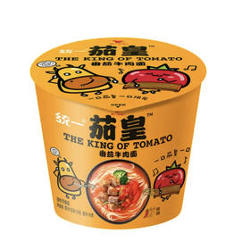 统一茄皇番茄牛肉面桶面128克/桶