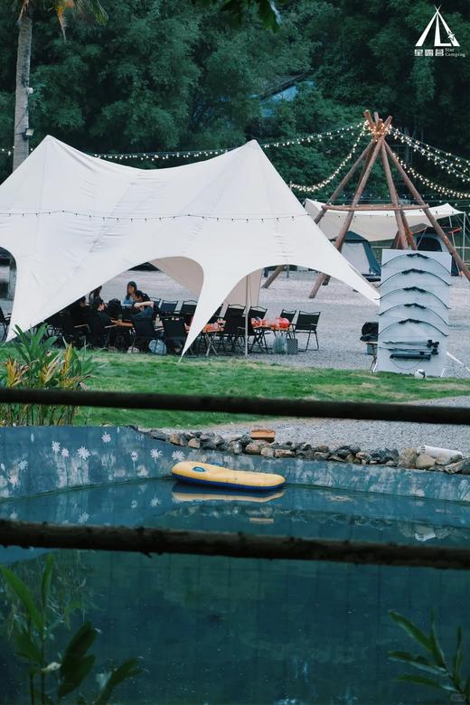 广州星露营·星沐营地·过夜露营【自带搭建装备草坪|砂石地|木地台|天幕|露营桌|烤肉】 商品图2