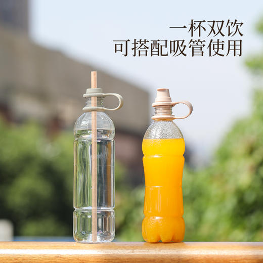 防溢饮料瓶吸嘴硅胶通用矿泉水瓶转换盖防呛水宝宝喝水神器 商品图4
