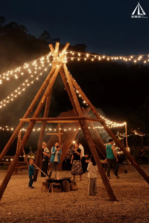 广州星露营·星沐营地·过夜露营【自带搭建装备草坪|砂石地|木地台|天幕|露营桌|烤肉】 商品图5