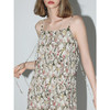 【秒杀】COCOBELLA度假风串珠碎花手工压褶吊带裙夏气质连衣裙FR3023 商品缩略图1