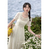 【6折秒杀】鹿向南「江南花坊」法式设计感连衣裙夏季新款高级气质a字裙L37203 商品缩略图0